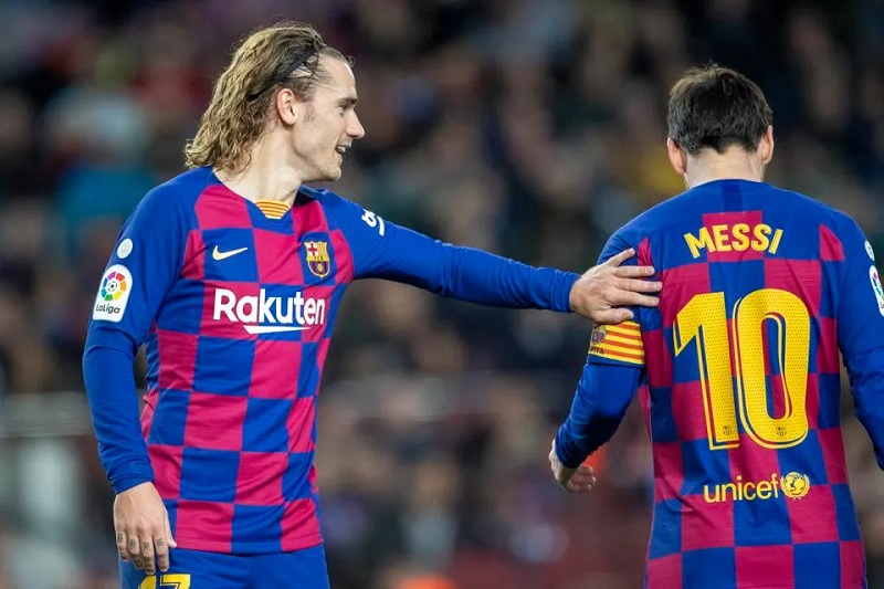 Griezmann cân bằng số trận đấu của Messi tại La Liga