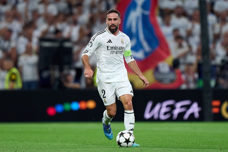 Carvajal đã lâu không thi đấu cho Real Madrid